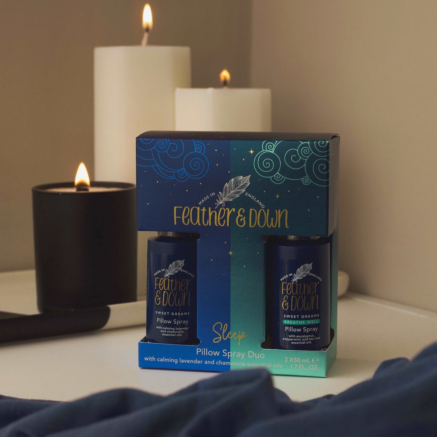 Pillow Spray Duo Gift Set - Feather and Down