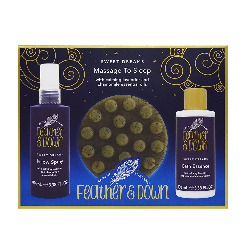 Feather & Down Massage to Sleep Gift Set - Feather and Down 